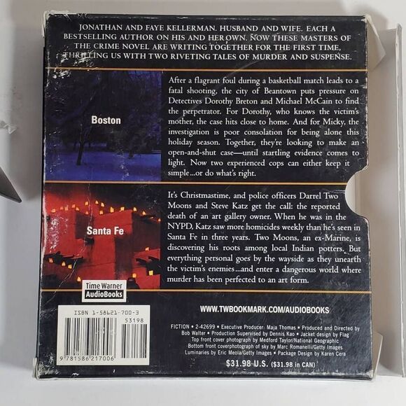 DOUBLE HOMICIDE by JONATHAN & FAYE KELLERMAN read by JOHN RUBINSTEIN AND LOU DIA - Picture 3 of 3